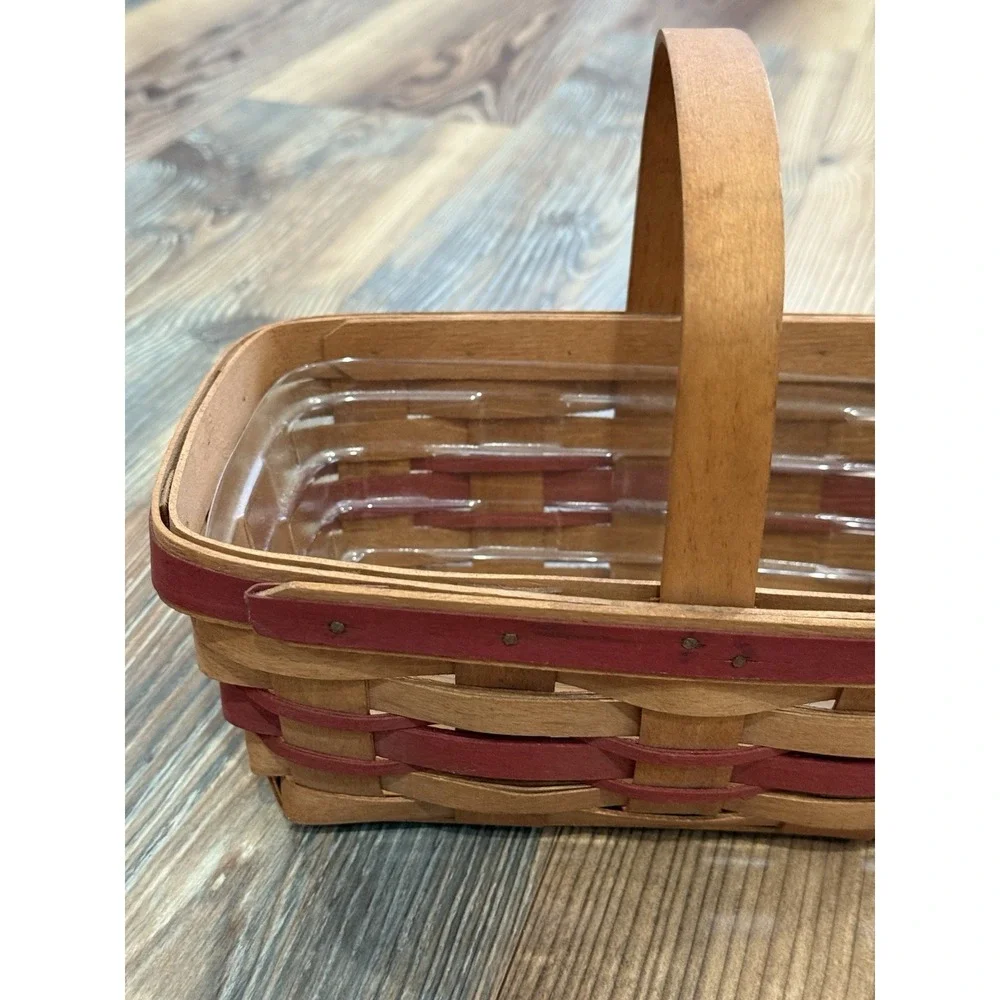 Longaberger Christmas Collection Gingerbread Basket W Liner 1990